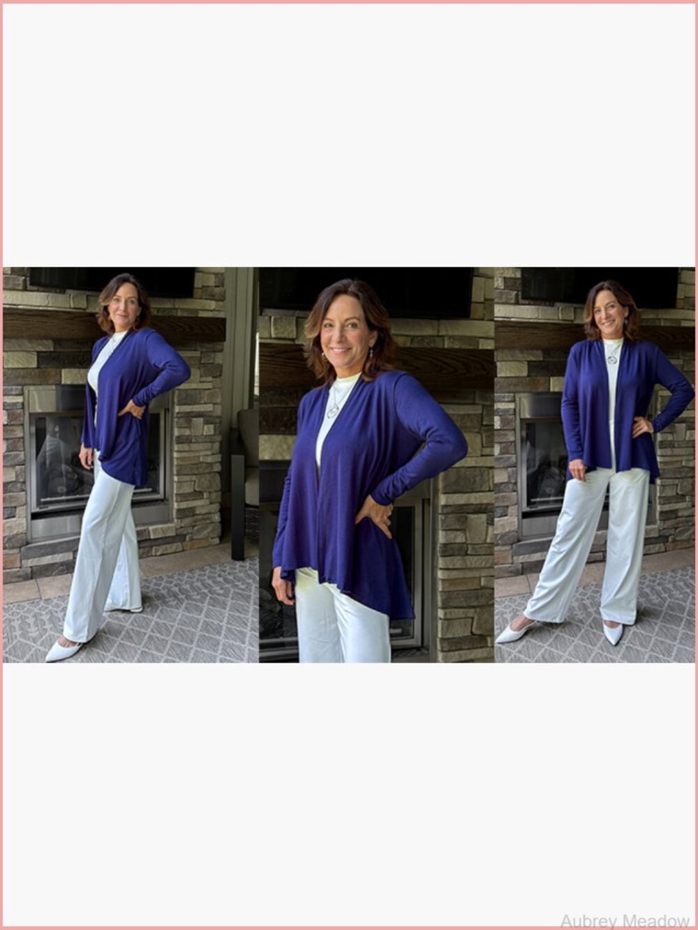 Lightweight Long Sleeve Knit Cardigan with Pockets Open Front S-3XL - Picture 7 of 7